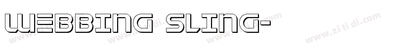WEBBING SLING字体转换